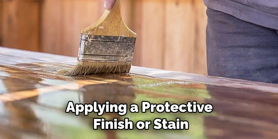 Applying a Protective Finish or Stain