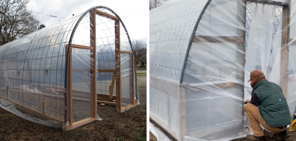 How to Attach Greenhouse Plastic to Wood Frame