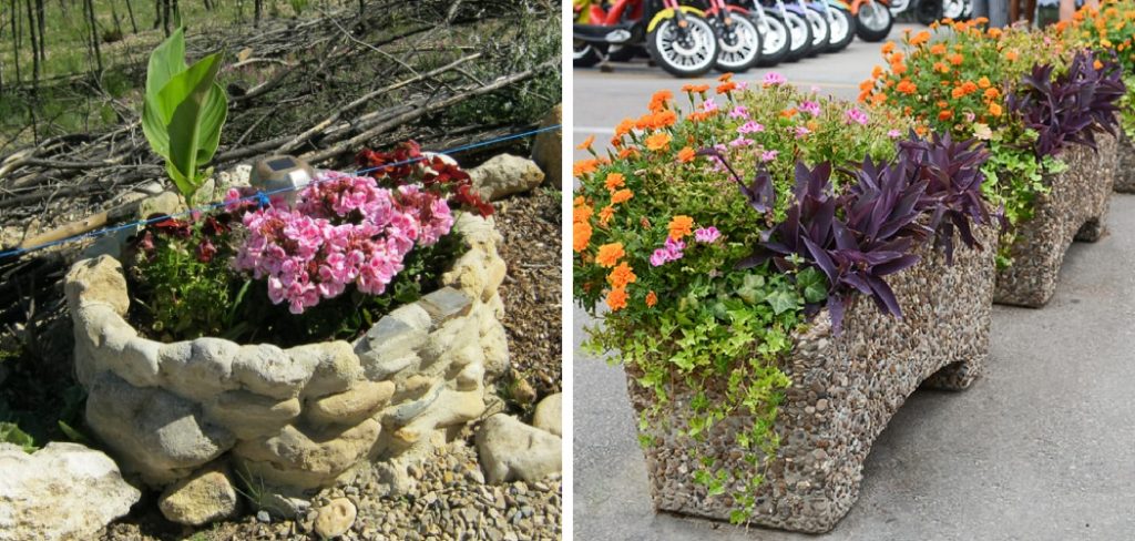 How to Build a Stone Planter Box