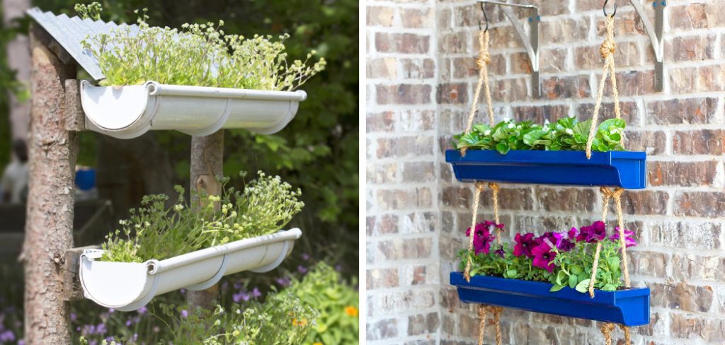 How to Make a Rain Gutter Planter