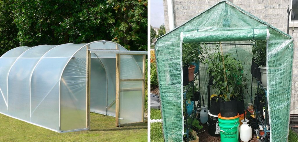 How to Stop Plastic Greenhouse Blowing Away