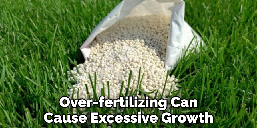 Over-fertilizing Can Cause Excessive Growth