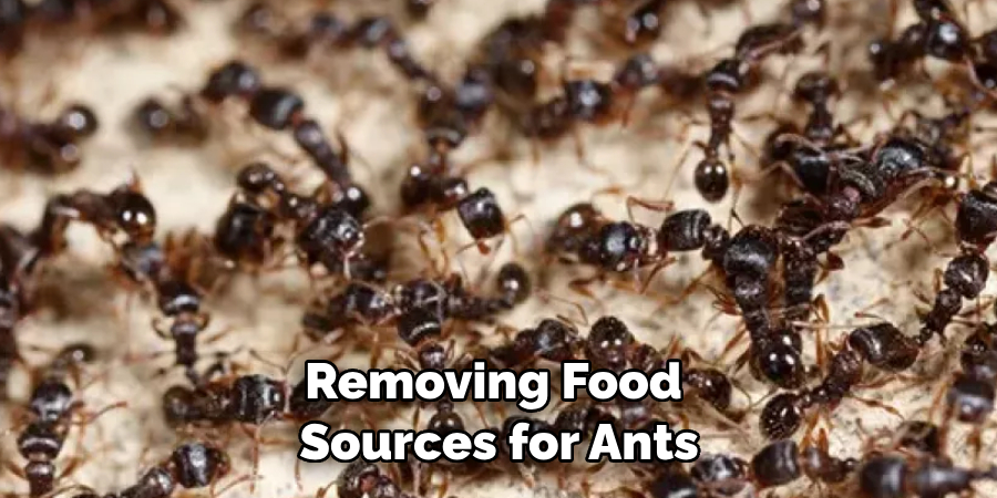 Removing Food Sources for Ants