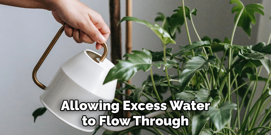 Allowing Excess Water to Flow Through