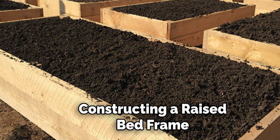 Constructing a Raised Bed Frame