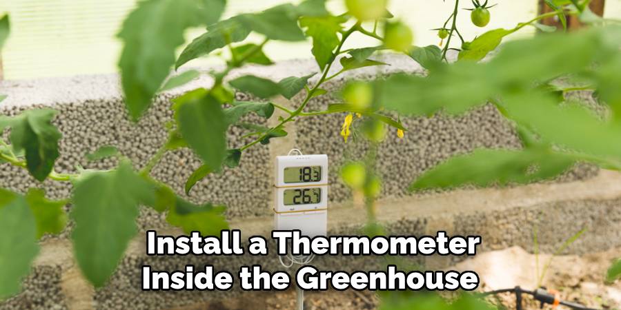  Install a Thermometer Inside the Greenhouse