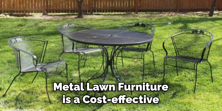 Metal Lawn Furniture is a Cost-effective