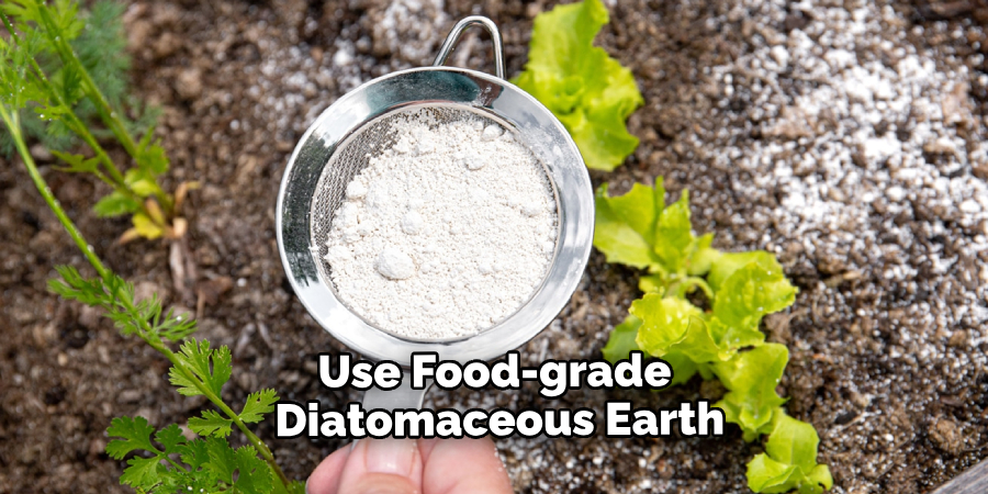 Use Food-grade Diatomaceous Earth