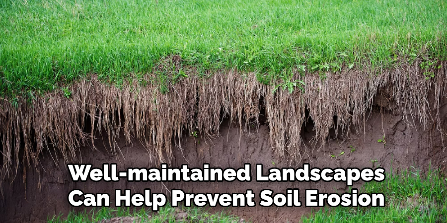 Well-maintained Landscapes Can Help Prevent Soil Erosion