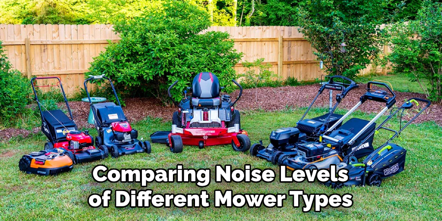 Comparing Noise Levels of Different Mower Types