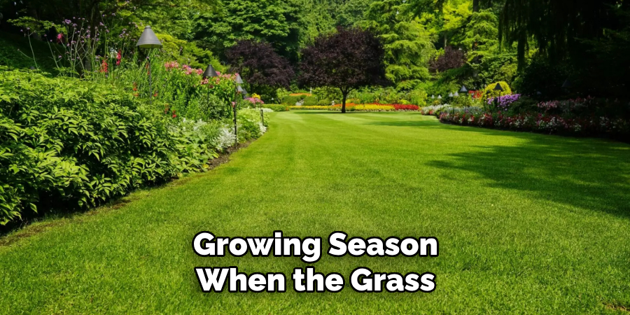 Growing Season When the Grass