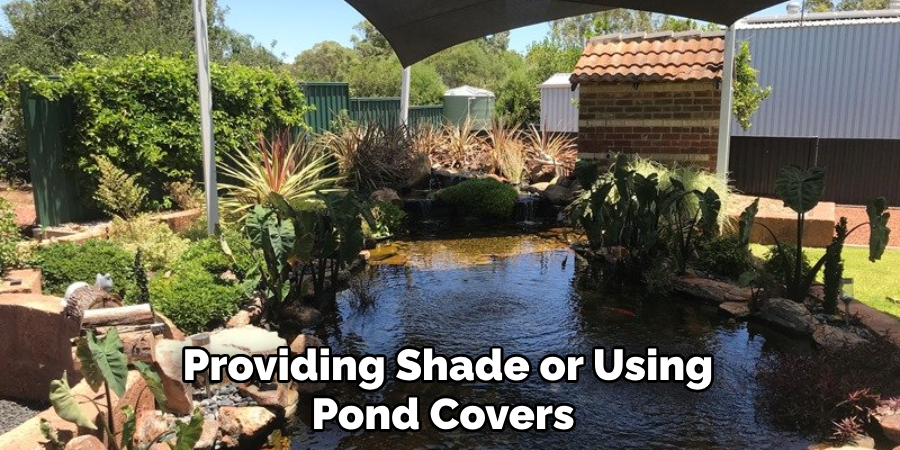 Providing Shade or Using Pond Covers