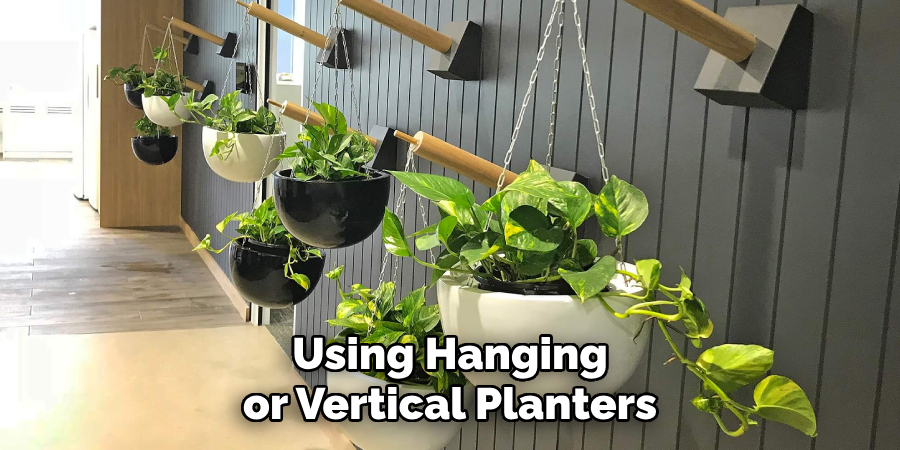 Using Hanging or Vertical Planters