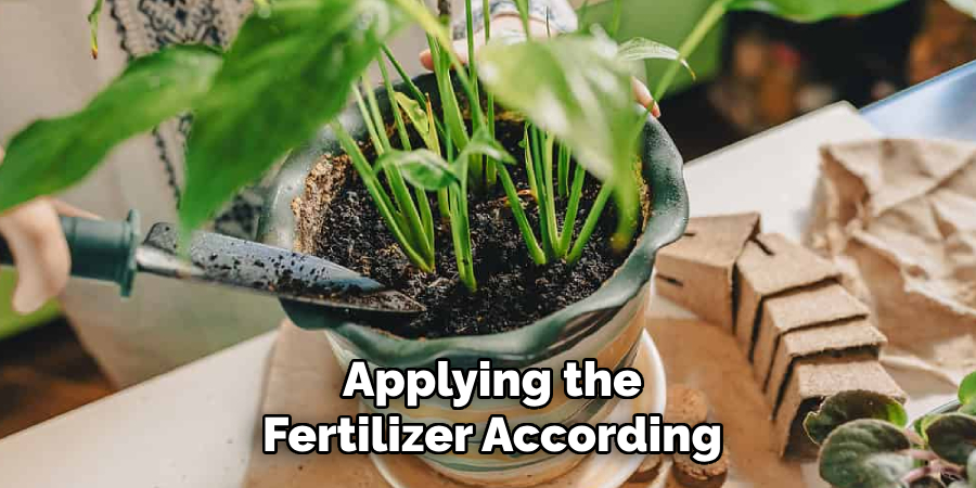 Applying the Fertilizer According