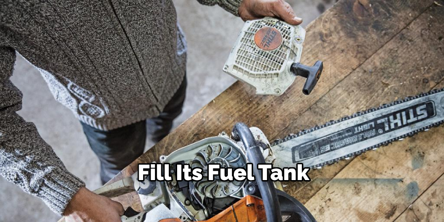Fill Its Fuel Tank