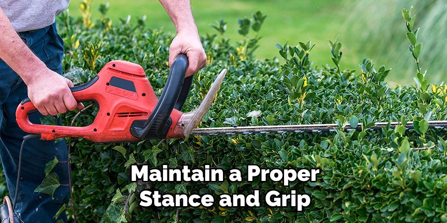 Maintain a Proper Stance and Grip