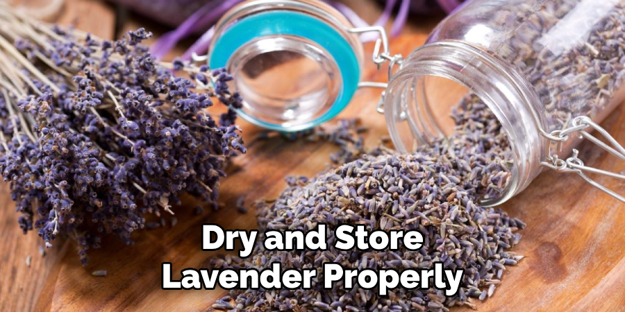 Dry and Store Lavender Properly