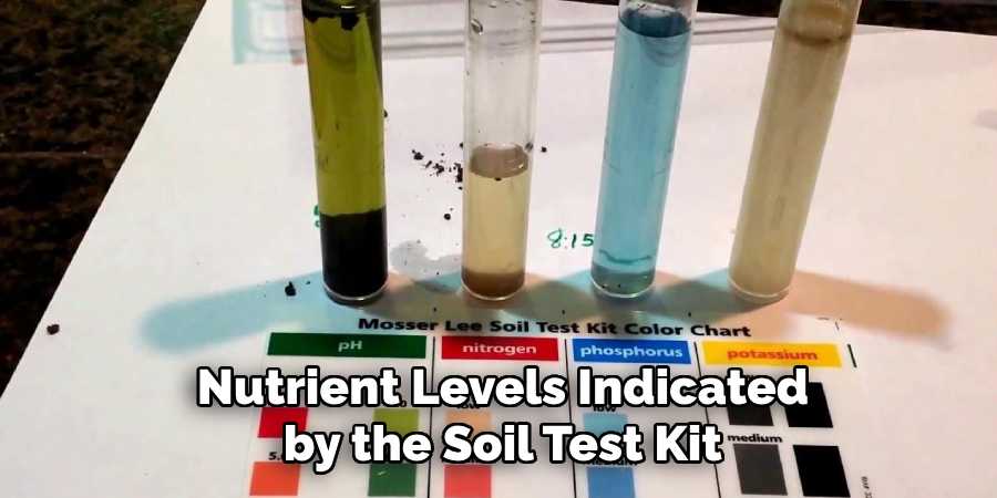 Nutrient Levels Indicated by the Soil Test Kit