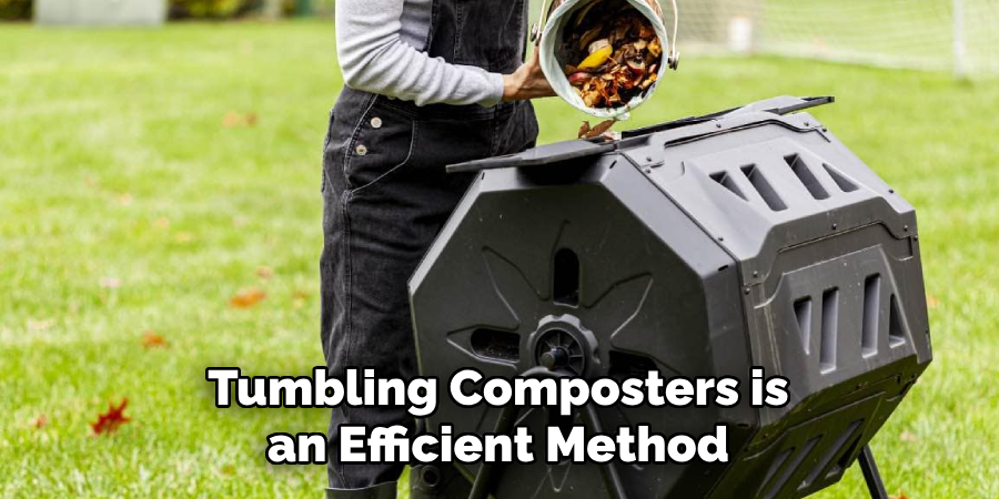 Tumbling Composters is
an Efficient Method