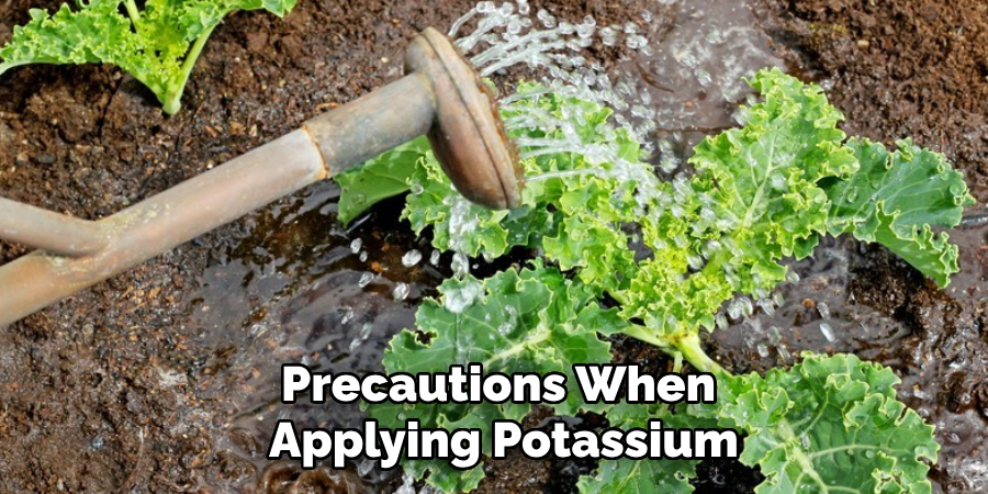 Precautions When Applying Potassium