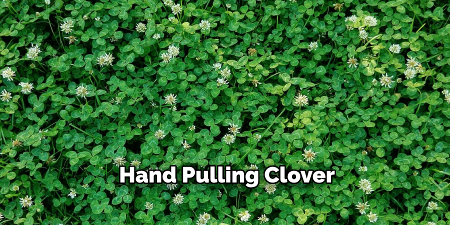 Hand Pulling Clover