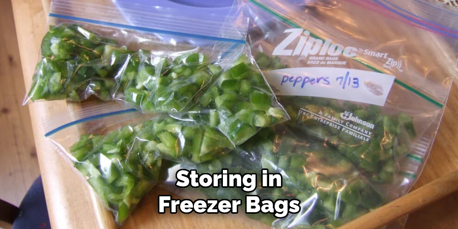Storing in Freezer Bags