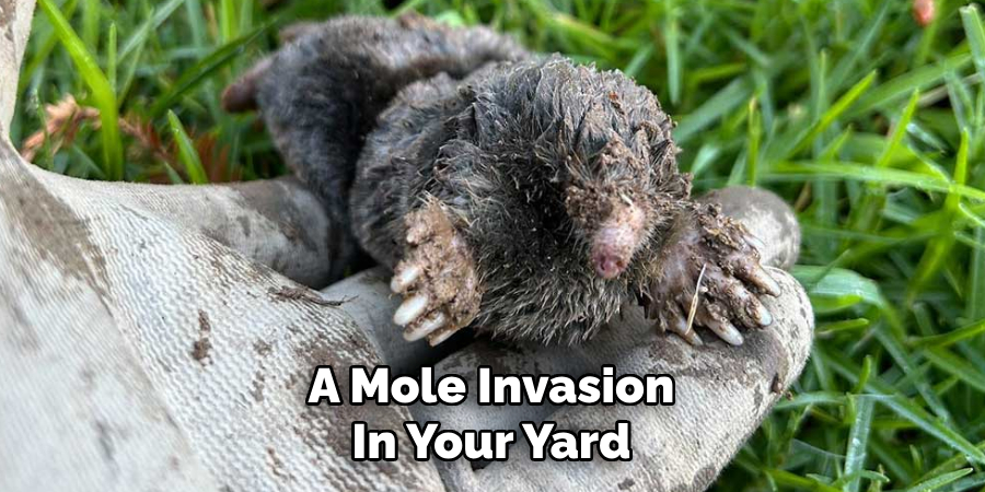 A Mole Invasion
In Your Yard