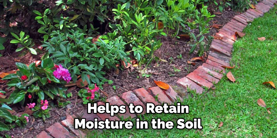 Helps to Retain
Moisture in the Soil