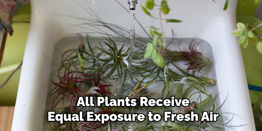 All Plants Receive
Equal Exposure to Fresh Air