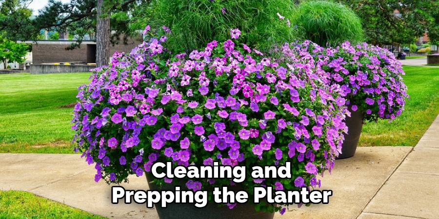 Cleaning and Prepping the Planter