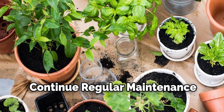 Continue Regular Maintenance