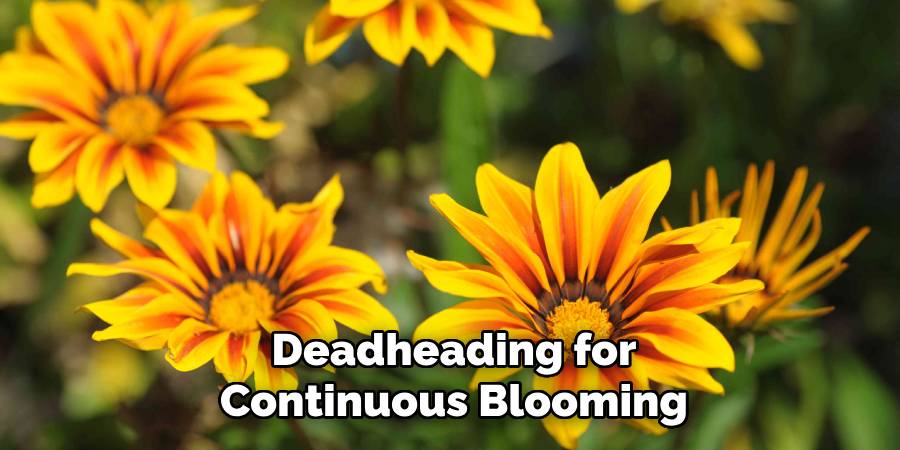 Deadheading for Continuous Blooming