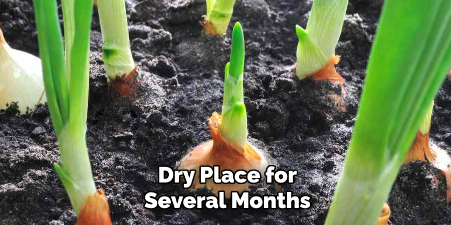 Dry Place for
Several Months