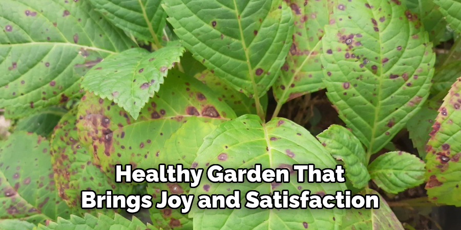 Healthy Garden That
Brings Joy and Satisfaction