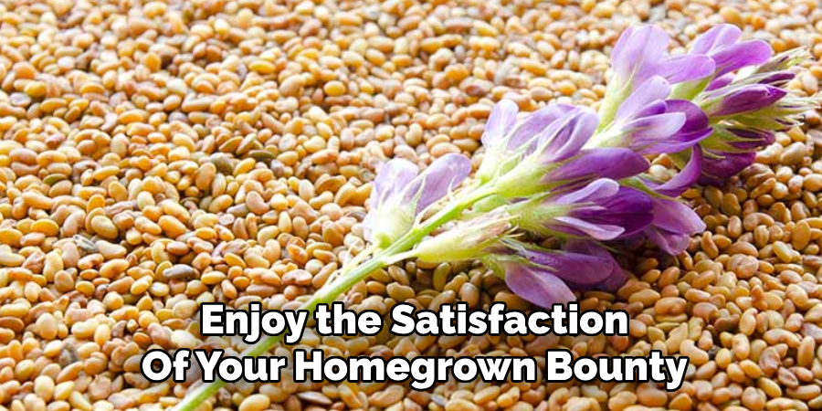 Enjoy the Satisfaction
Of Your Homegrown Bounty
