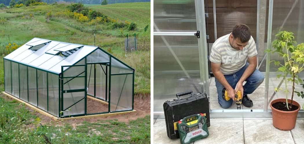 How to Anchor a Small Greenhouse