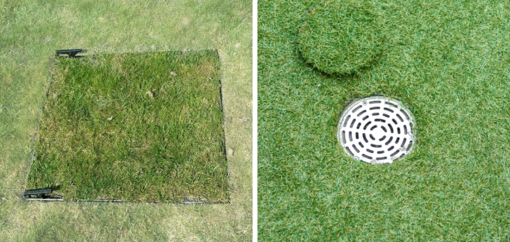 How to Disguise Drain Covers in Garden