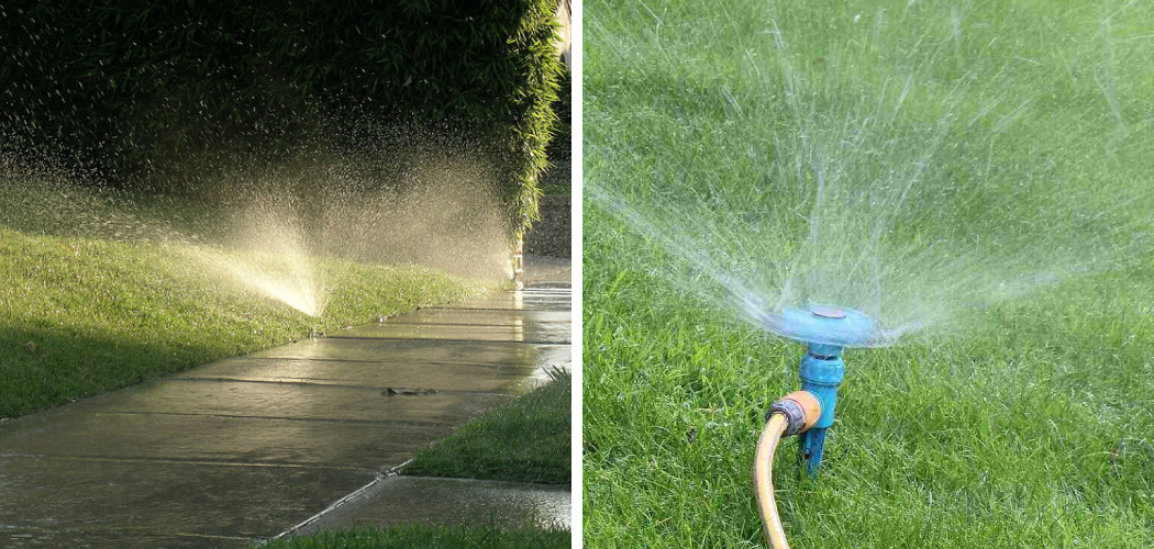 How to Water Narrow Strip of Lawn