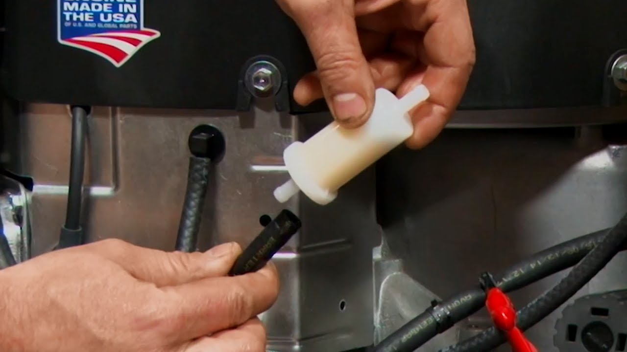 How to Clean a Lawn Mower Fuel Filter