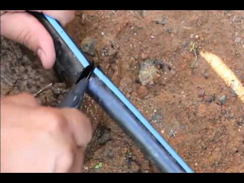 How to Fix Hole in Drip Line