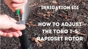 How To Adjust Sprinkler Heads Toro 