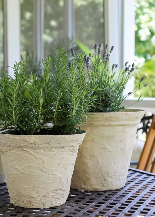 How to Make Plastic Plant Pots Look Nice