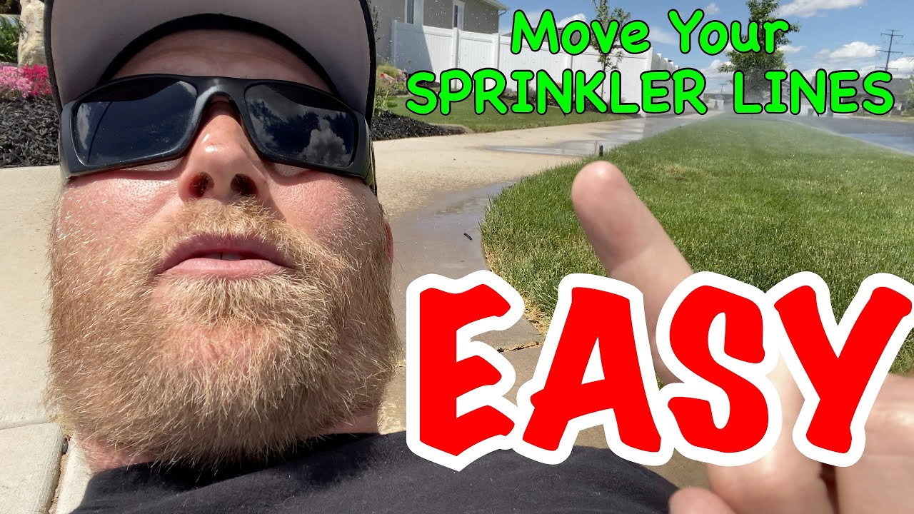 How to Move Sprinkler Lines