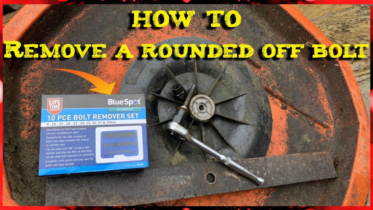 How to Remove a Stripped Lawn Mower Blade Nut