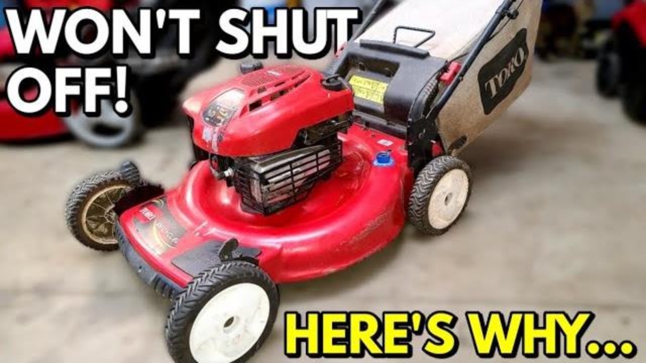 How to Stop a Lawn Mower That Won'T Turn off