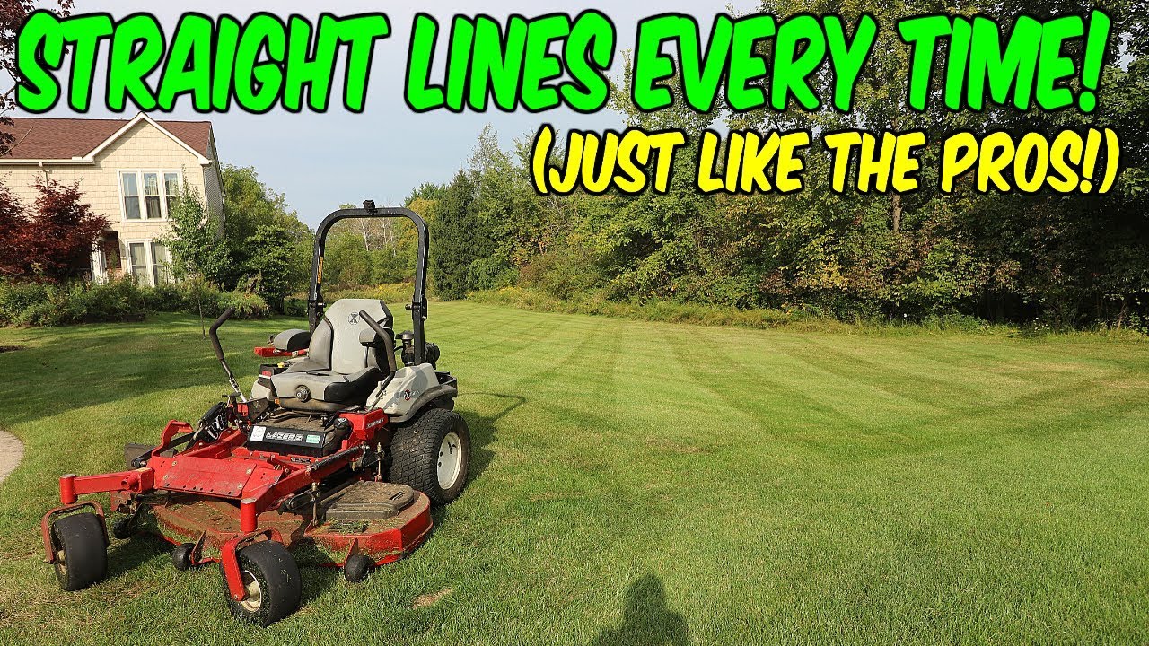 How to Stripe a Lawn With a Zero Turn Mower