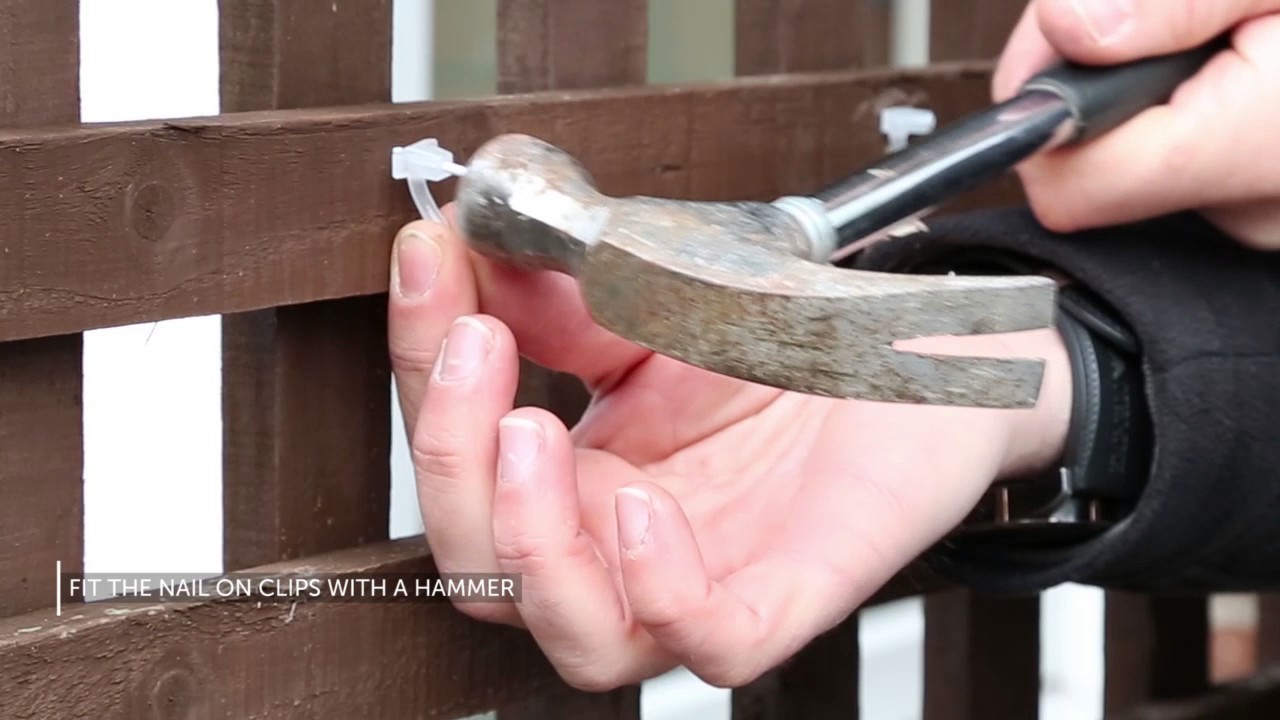 How to Hang Lights on Fence Without Nails