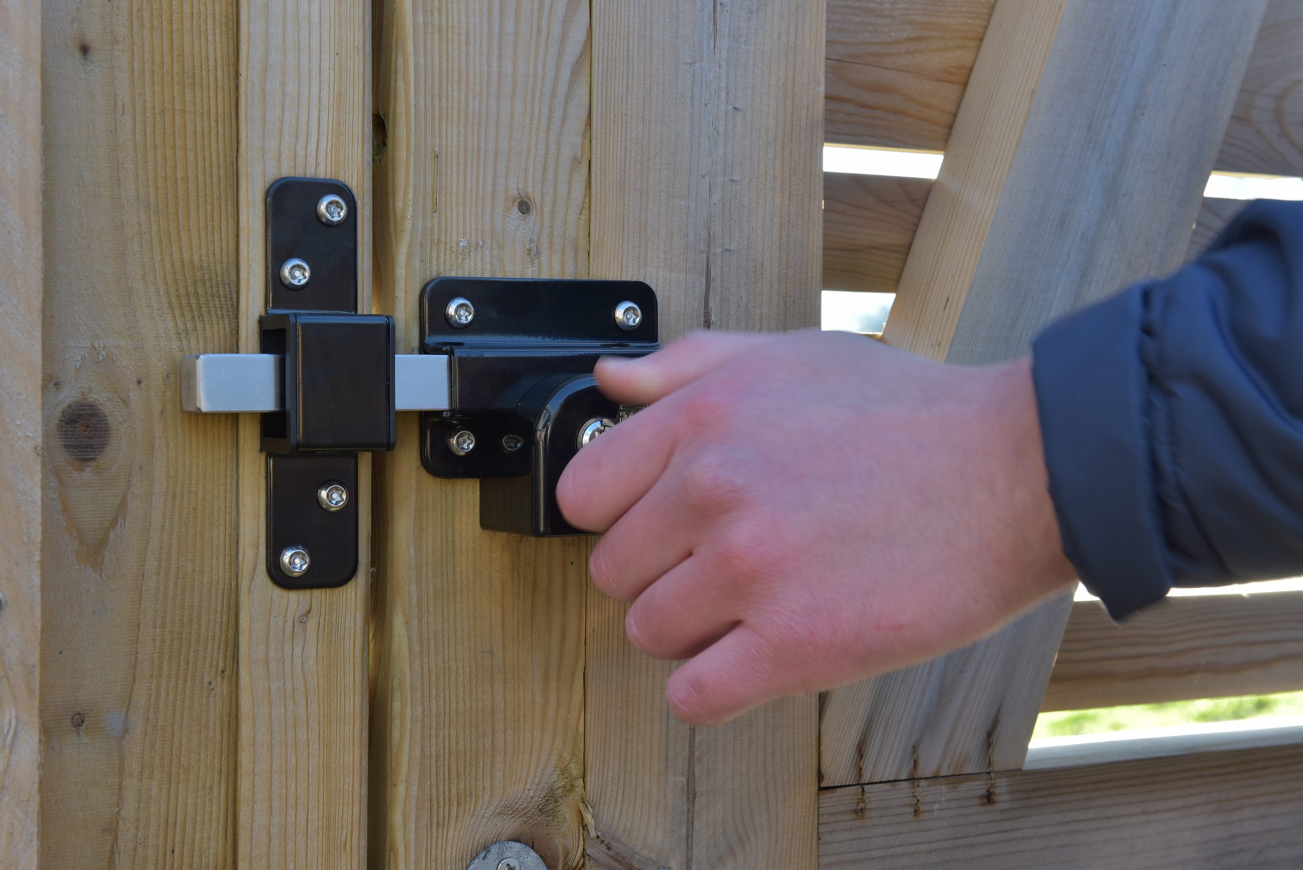 How to Lock a Garden Gate