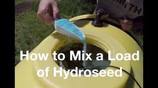 How to Make Hydroseeding Mix