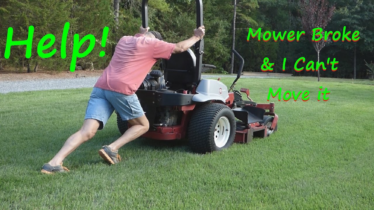 How to Manually Push a Gravely Zero Turn Mower